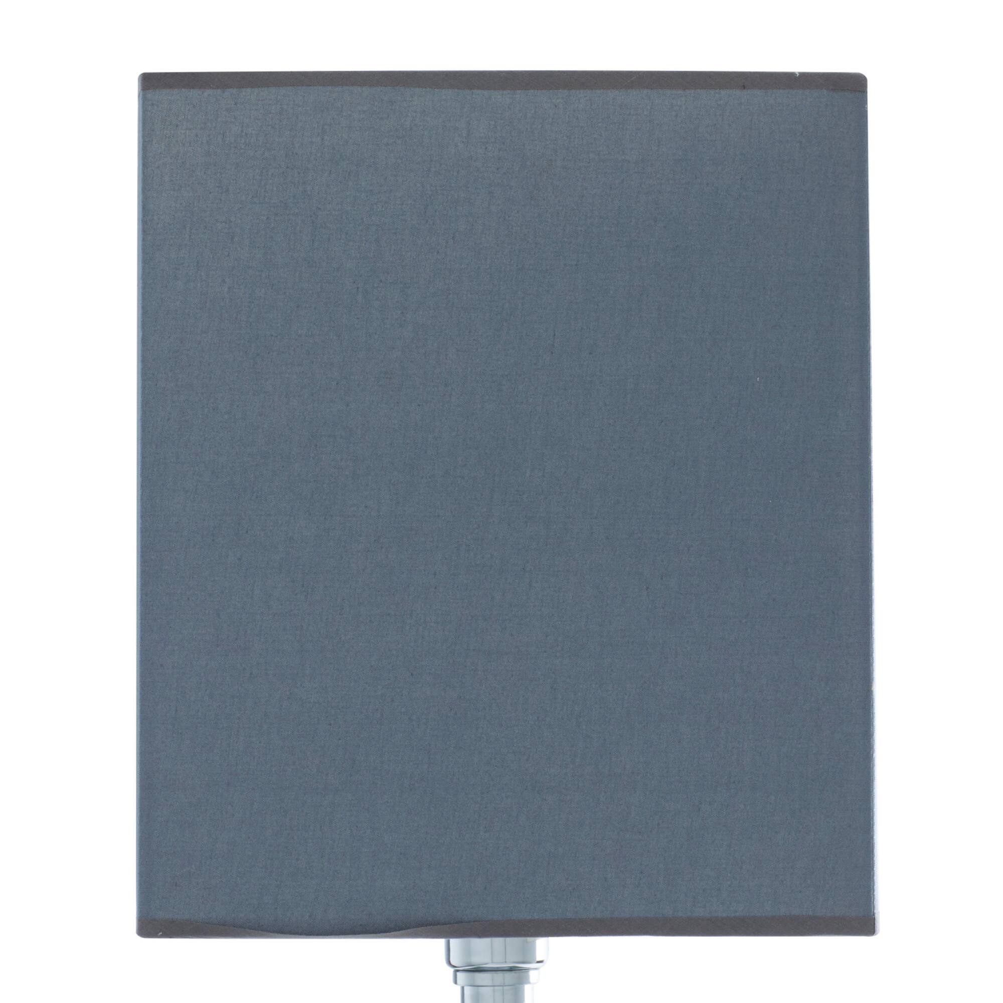 31" Gray Glass Glam Table Lamp